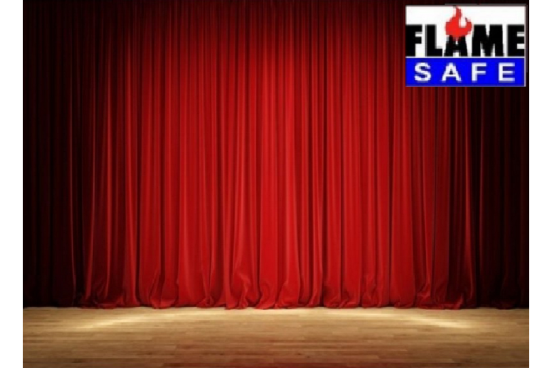 RÖD FLAMSKYDDAD BURLINGTON – EVENT & DEKORATION