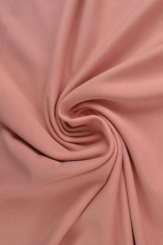 VINTAGE ROSA FRENCH TERRY – MJUK BOMULLSSTICKAD METERVARA MED STRETCH