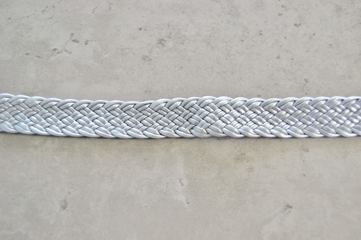 G&M Bånd SØLV FLETTET BÅND
