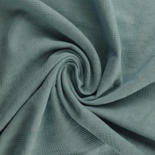 G&M Bomulds jacquard VINTAGE BLÅ BOMULDS JACQUARD