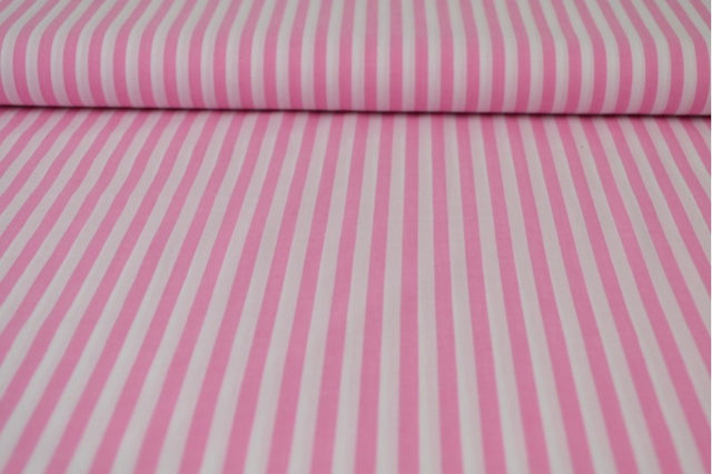 LJUSROSA 6,5 MM GINGHAM RÄNDER – OEKO-TEX BOMULL, LÄTT & ANDNINGSBART