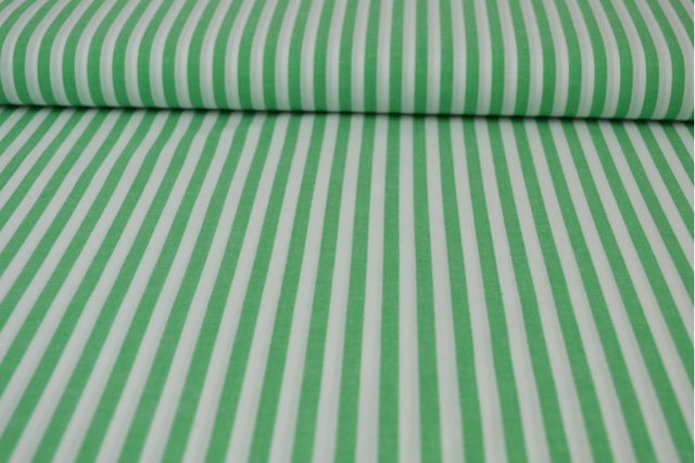 LJUSGRÖN 6,5 MM GINGHAM RÄNDER – OEKO-TEX BOMULL, LÄTT & ANDNINGSBART