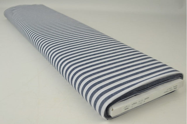 NAVY 6,5 MM GINGHAM RÄNDER – OEKO-TEX BOMULL, LÄTT & ANDNINGSBART