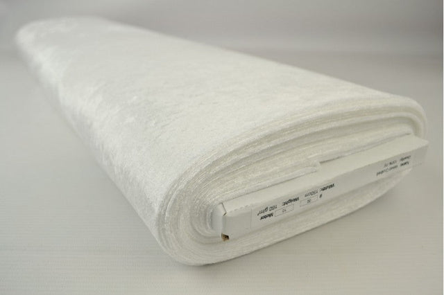 VIT KROSSAD VELOUR – STICKAD, STRETCHIG & GLANSFULLT FALL