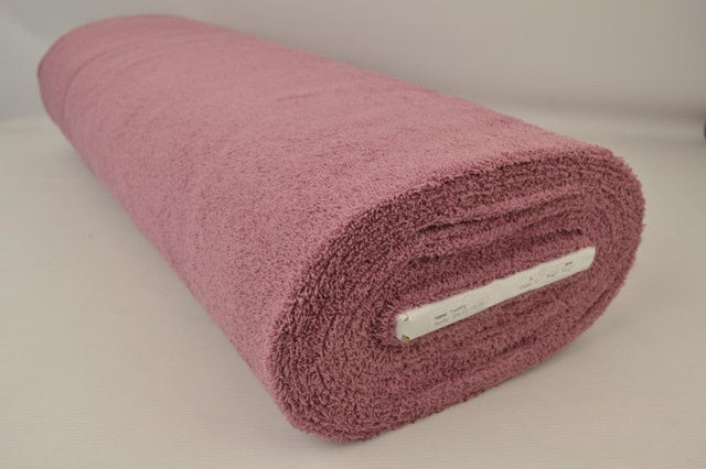 MÖRK VINTAGE LJUSROSA DUBBELSIDIG FROTTÉ – ABSORBERANDE HANDDUKSTYG (OEKO-TEX)