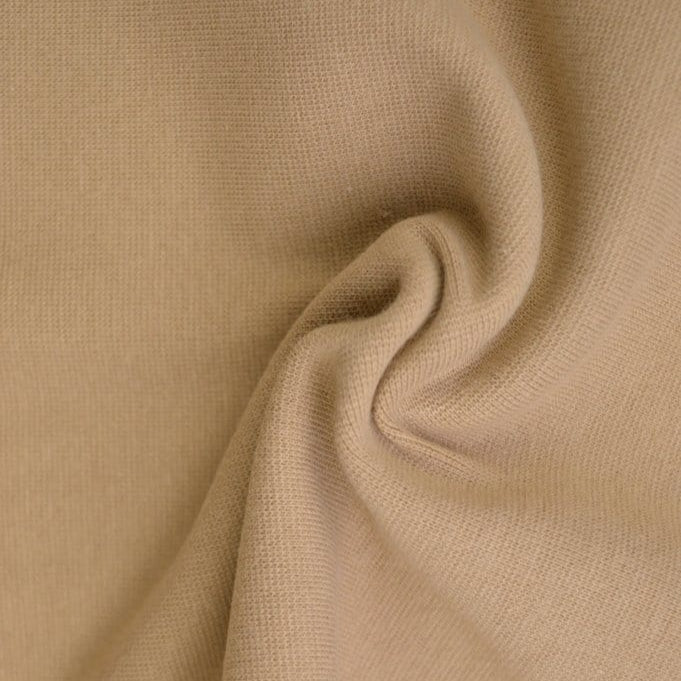 BEIGE MUDDVÄV – BOMULLSMUDD MED STRETCH & OEKO-TEX