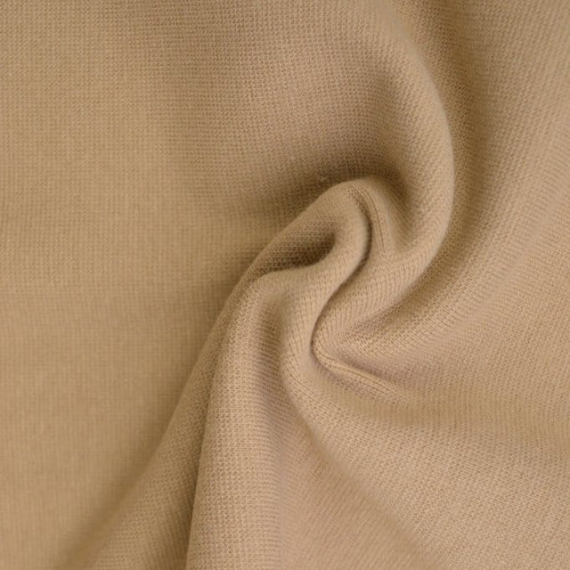 BEIGE MUDDVÄV – BOMULLSMUDD MED STRETCH & OEKO-TEX