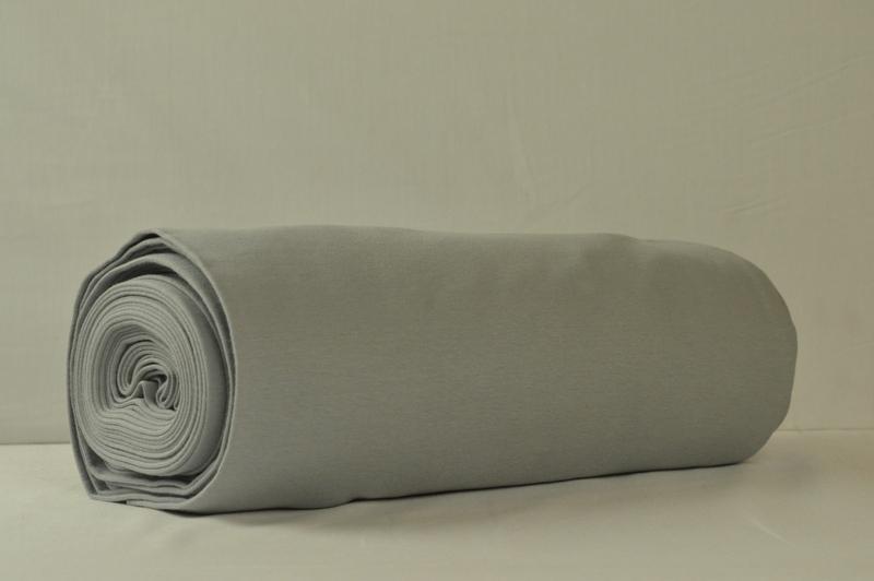 GRÅ RIB MED STRÆK – BOMULDSRIB & OEKO-TEX