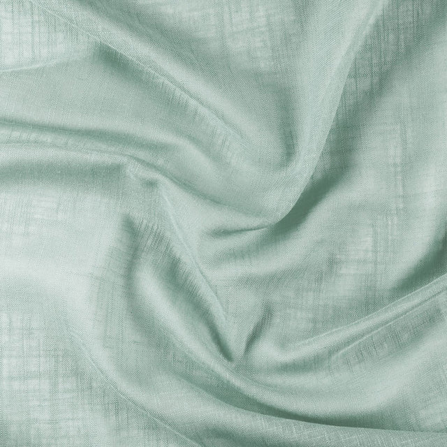 Hørmiks-voile med blødt fald — mintgrøn, stofprøve