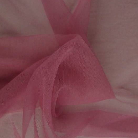 G&M Tyl MØRK VINTAGE LYSERØD BLØD TYL