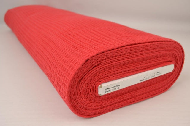 RÖD VÅFFEL PIQUÉ – ABSORBERANDE & SNABBTORKANDE