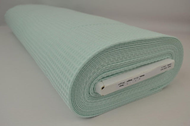 MINTGRÖN VÅFFEL PIQUÉ – ABSORBERANDE & SNABBTORKANDE