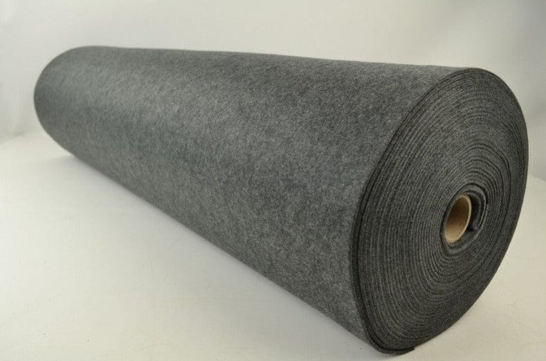 Garn & Metervarer Felt TYK ANTRACIT MELANGE FILT 3 MM