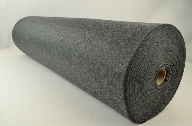 Garn & Metervarer Felt TYK ANTRACIT MELANGE FILT 3 MM