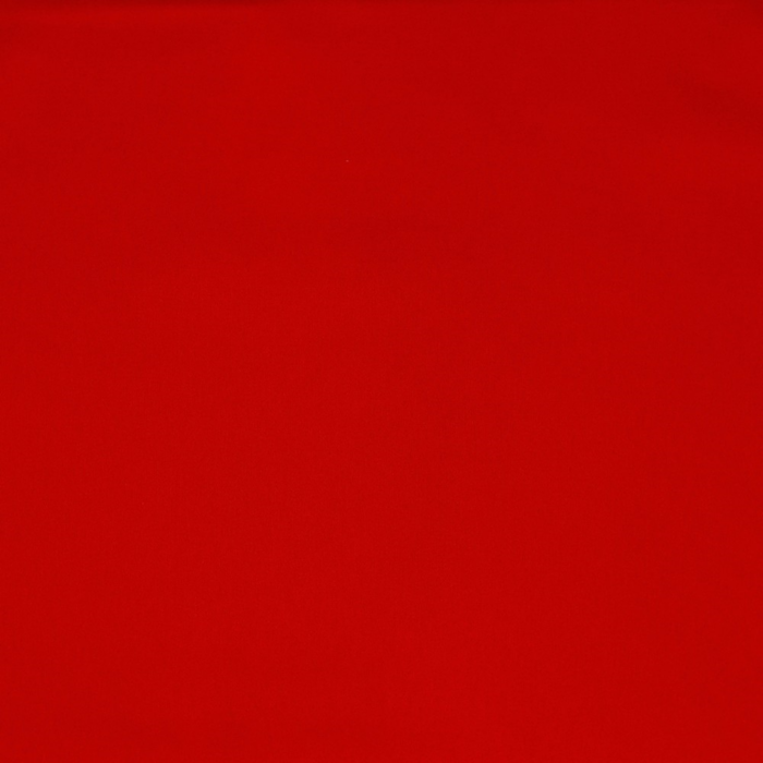 RØD BOMULDSSATIN MED STRÆK