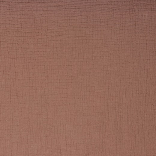 STØVET BLUSH DOUBLE GAUZE ØKOLOGISK MUSSELIN – BLØD OG ÅNDBAR