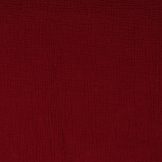 VINRÖD DOUBLE GAUZE EKOLOGISK MUSLIN – MJUK & ANDNINGSBAR