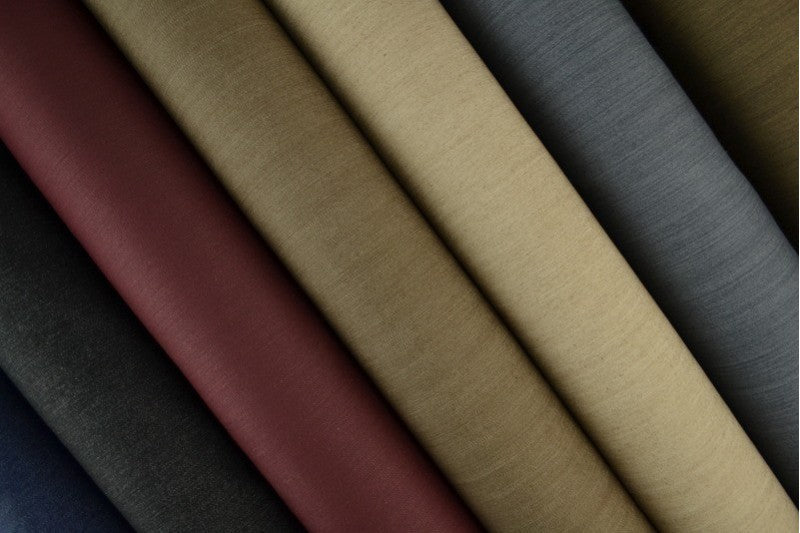 TAUPE UVASKET DENIM MED STRÆK – 300 G/M²