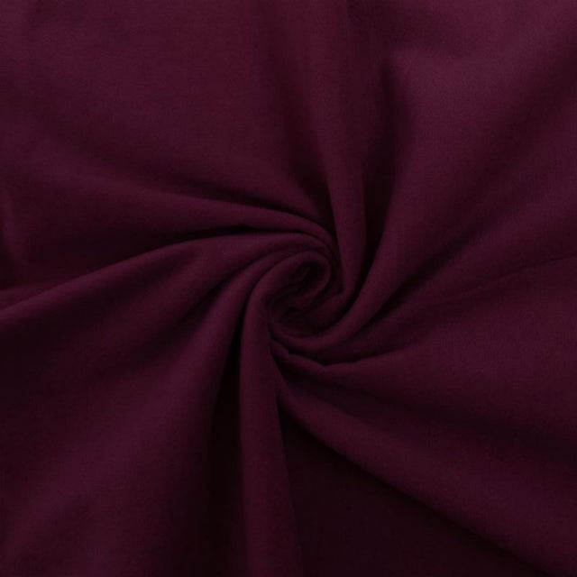 BORDEAUX BOMULLSVELOUR MED STRETCH – MJUK LUGG