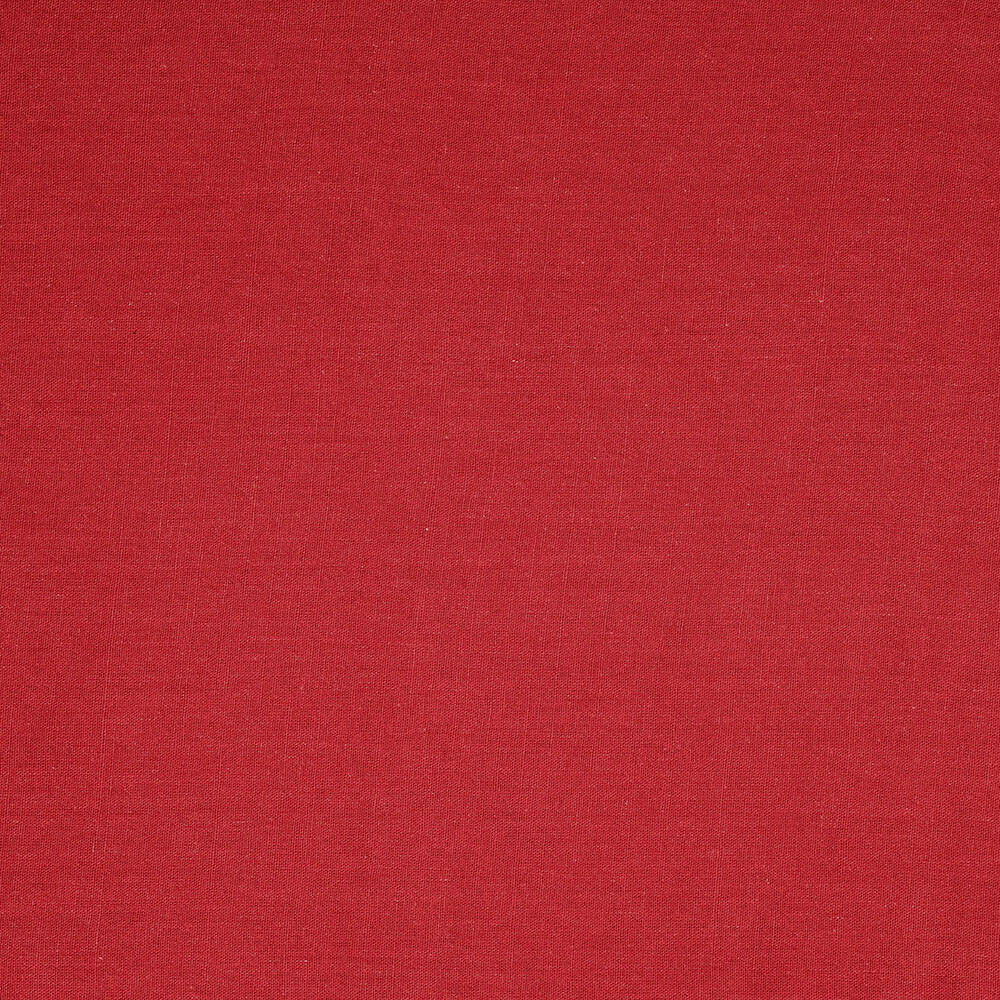 RÖD LIBECCIO 100% LINNETYG – LÄRFTVÄVT, EXTRA BRETT (270 CM)