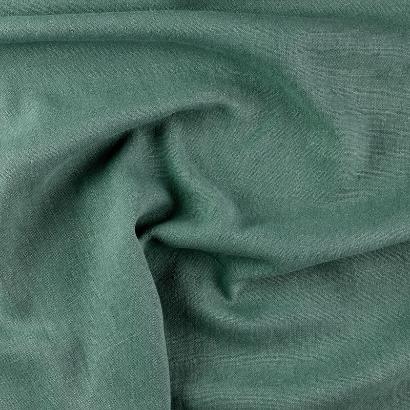 BLÅGRØN LIBECCIO HØRSTOF – LÆRREDSVÆVET, EKSTRA BRED (270 CM)