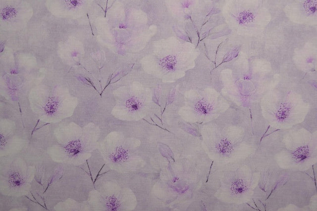 LILLA HØR MED AKVAREL BLOMSTER – nærbillede