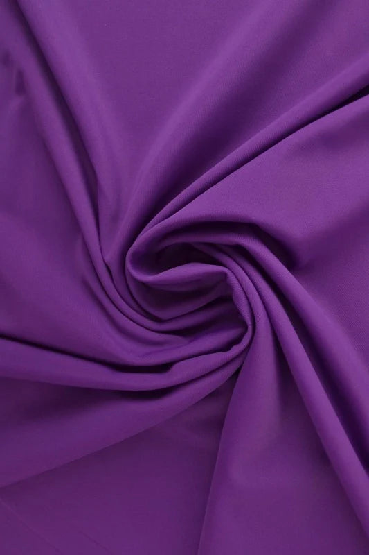 MÖRK LILA LYCRA – 4-VÄGS STRETCH & SNABBTORKANDE