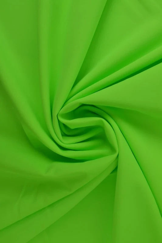 NEON LIMEGRÖN LYCRA – 4-VÄGS STRETCH & SNABBTORKANDE