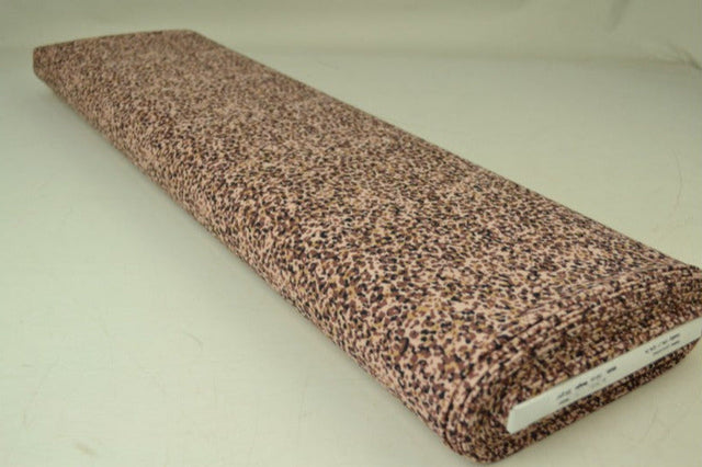 BEIGE LYCRA – LEOPARDMÖNSTER, 4-VÄGS STRETCH & SNABBTORKANDE
