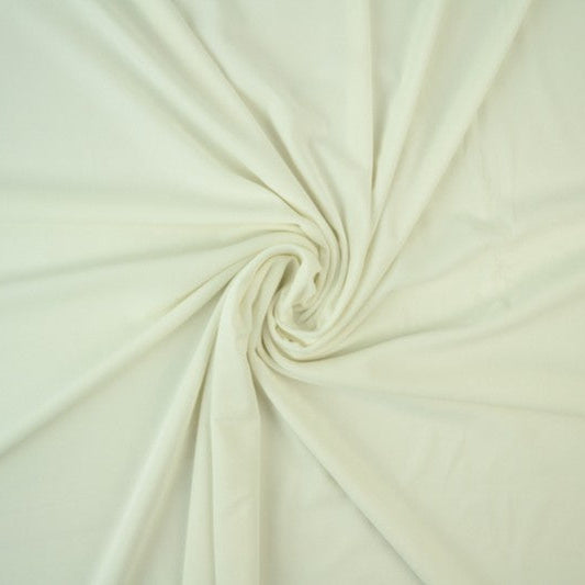 RÅVIT LYCRAMESH – ELASTISKT NETTYG, SEMI-TRANSPARENT 4-VÄGS STRETCH