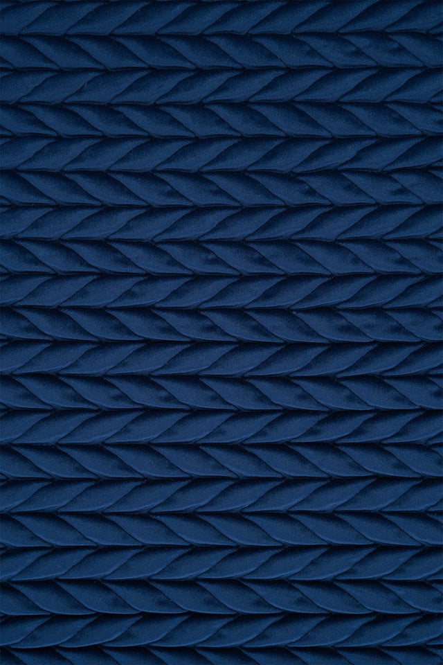DYB KOBOLTBLÅ MAGIC DELUXE P301 – QUILTET VELOUR MED FIN FLETNING