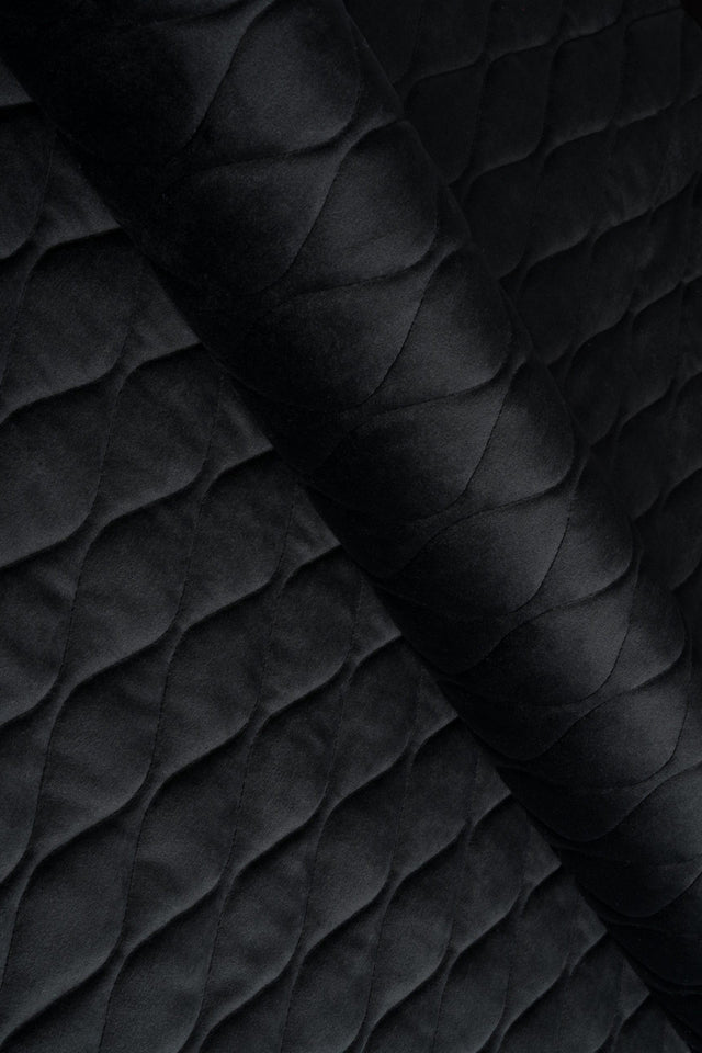 MAT NATSORT MAGIC VELVET 3D – QUILTET VELOUR MED BLADMØNSTER