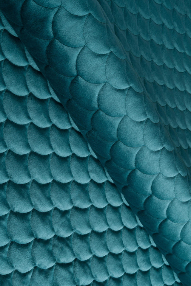 DYB LAGUNETURKIS MAGIC VELVET 3D – QUILTET VELOUR MED SKÆLMØNSTER