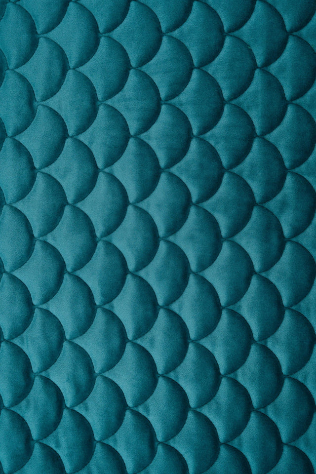 DYB LAGUNETURKIS MAGIC VELVET 3D – QUILTET VELOUR MED SKÆLMØNSTER