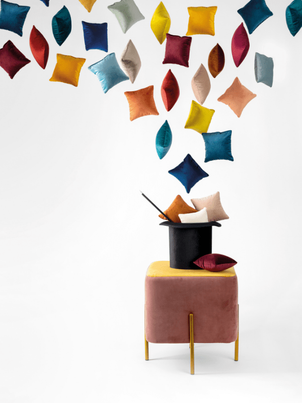 OCKERGUL LÄTT OCH SLITSTARK MÖBELVELOUR