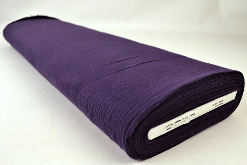 MÖRKLILA DOUBLE GAUZE MUSSLIN – MJUK & ANDNINGSBAR