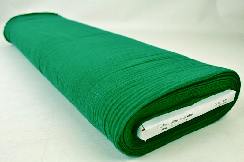 GRÖN DOUBLE GAUZE MUSSLIN – MJUK & ANDNINGSBAR