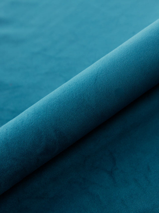 DENIMBLÅ LÄTT OCH SLITSTARK MÖBELVELOUR