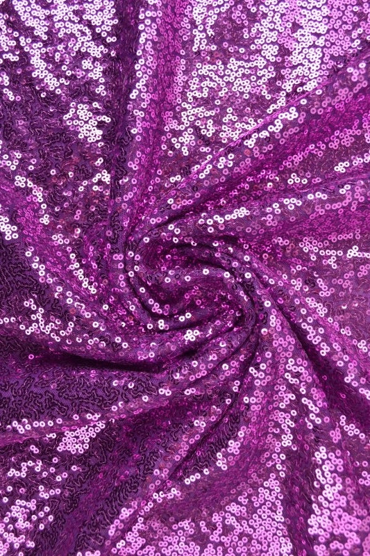 VIOLETT PALJETTYG – SMÅ 3–4 MM PALJETTER & ENVÄGSSTRETCH