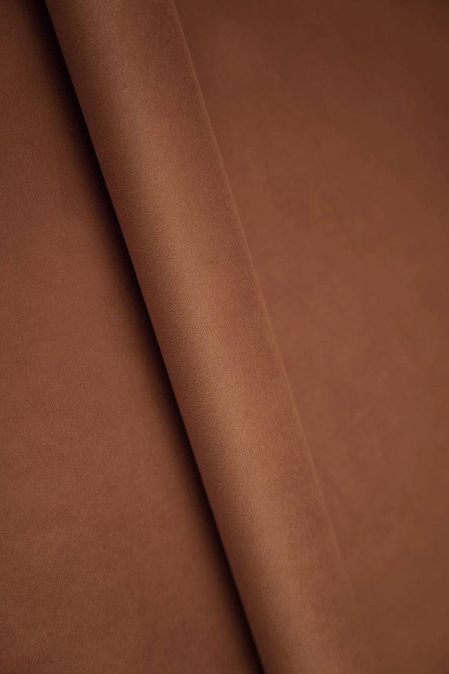 VARM TERRAKOTTABRUN SMART VELVET MØBELVELOUR – SLIDSTÆRK & PETPROOF