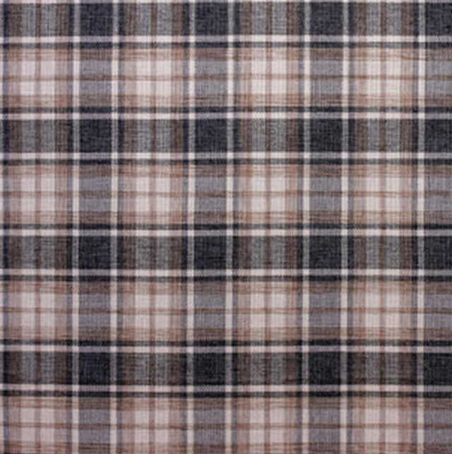 GRÅ-BEIGE SKOTSKTERN TARTAN MØBELSTOF – SKOTSKTERNET & ØKO-TEX