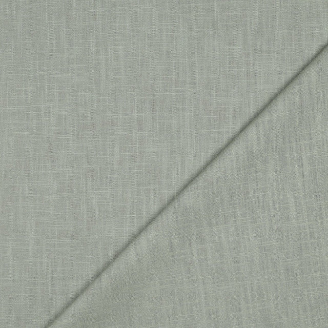 Vasket hør i vintage grøn – 87 % hør, 13 % bomuld, 230 g/m²