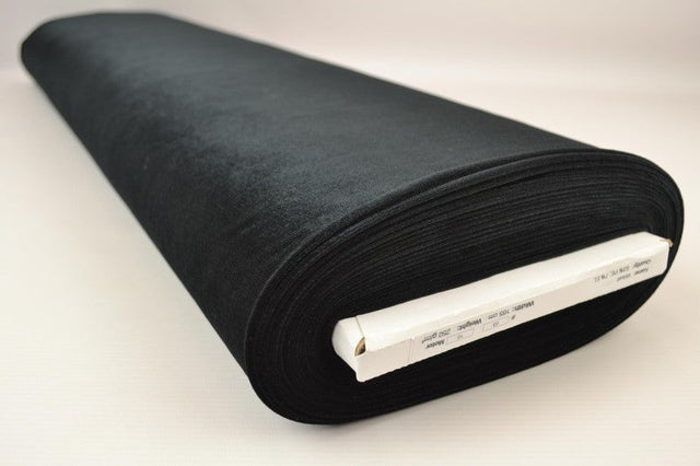 SVART VELOUR MED STRETCH – MJUK STICKAD KVALITET