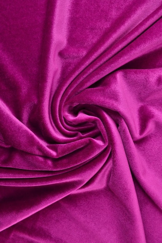 LILA VELOUR MED STRETCH – MJUK STICKAD KVALITET