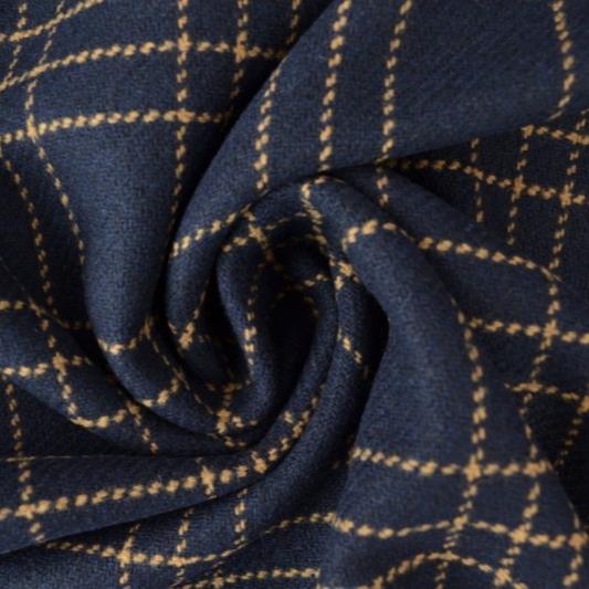 NAVY RUTIG TWEED