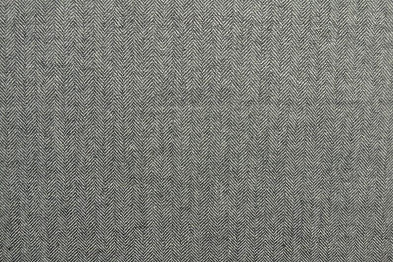 VIT OCH SVART TWEED MED FISKBENSMÖNSTER