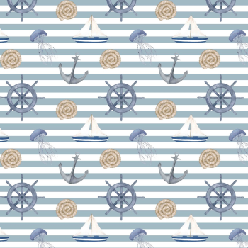 JERSEY DIGITAL SAIL AWAY - LIGHT BLUE