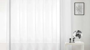 BRANDHÆMMENDE VOILE GARDINSTOF 420 CM