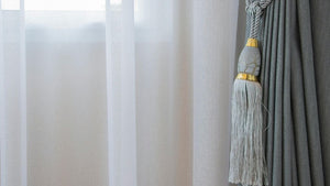 BRANDHÆMMENDE ETAMINE GARDINSTOF – LET & LYSFILTER