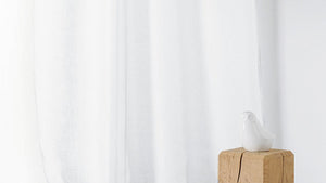 BRANDHÆMMENDE NATUREL GARDINSTOF – LUFTIG LÆRREDSVÆVNING